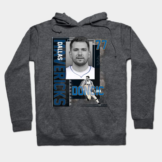 Dallas Mavericks Luka Doncic 77 Doncic Hoodie by today.i.am.sad